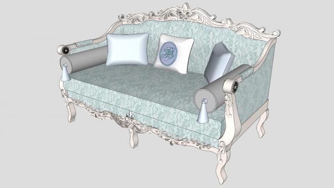 欧式沙发sketchup模型