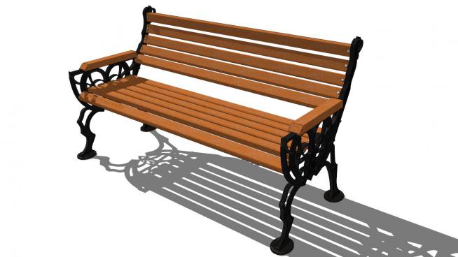 公共座椅sketchup模型