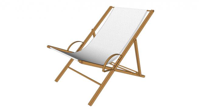 折叠椅sketchup模型