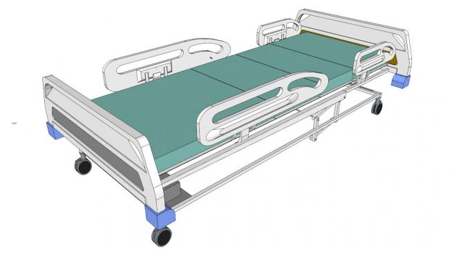 病床sketchup模型