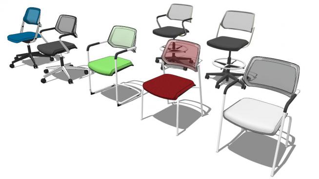 �k公椅子sketchup模型