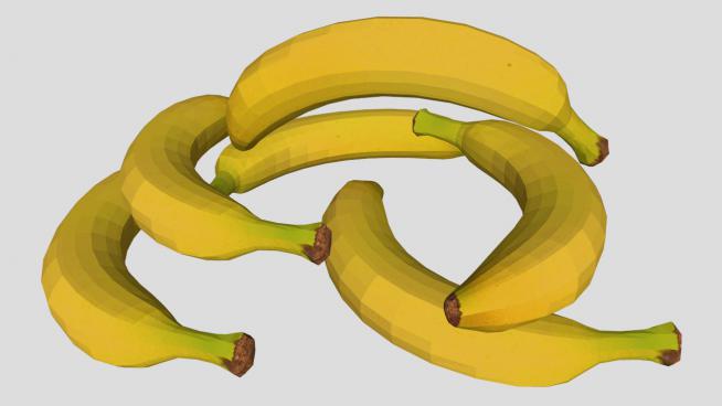 香蕉sketchup模型