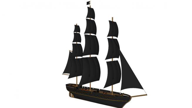 �船sketchup模型
