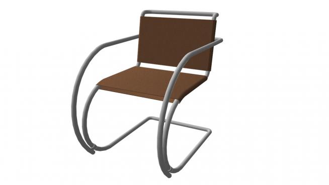 弓形椅sketchup模型