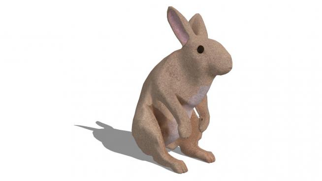 兔子skp模型
