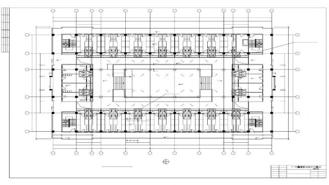 工厂餐厅及宿舍楼建筑CAD结构施工图全套