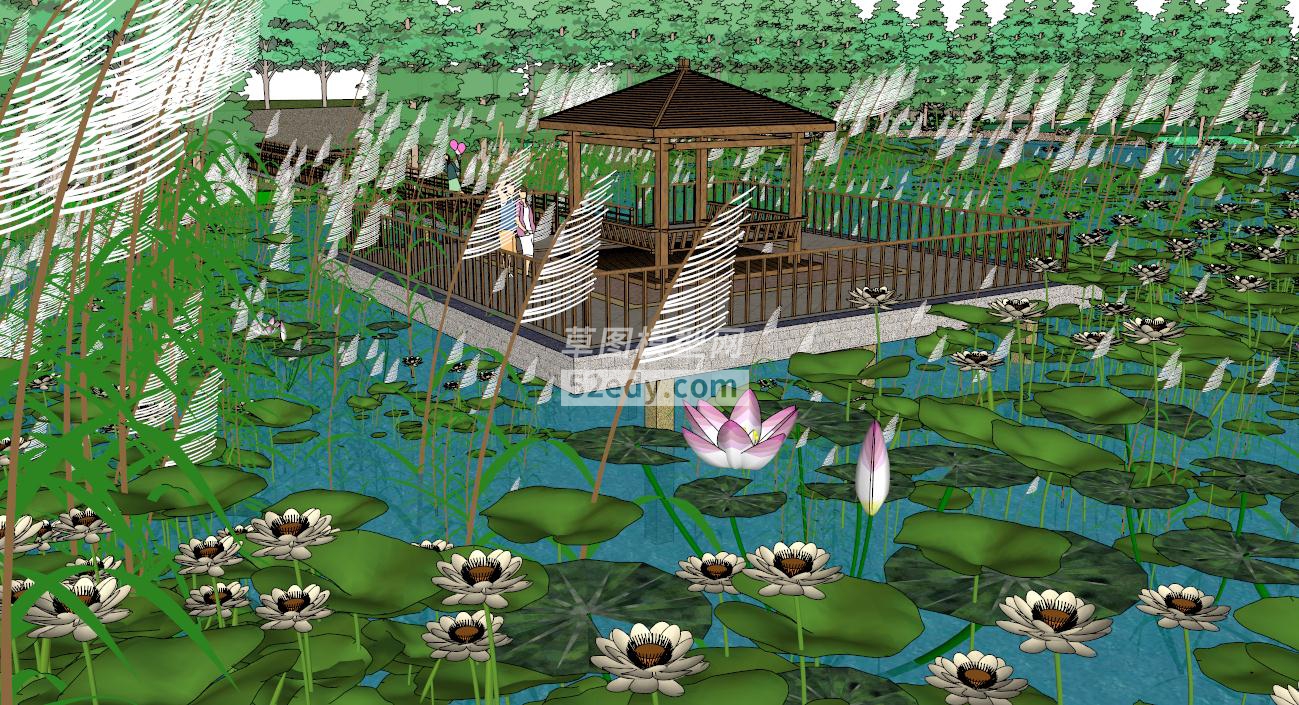 小型生态湿地skp模型360截图20200903161101744(1)