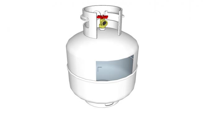 液化���罐skp模型